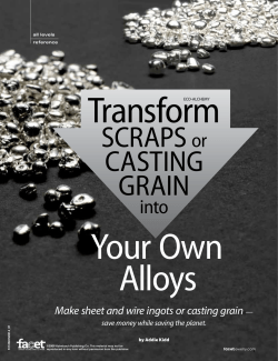 SCRAPS or CASTING GRAIN