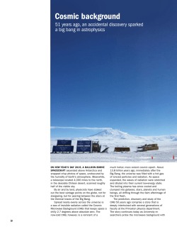 Cosmic background - Discovery: Research at Princeton