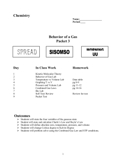 Packet 3 Gases