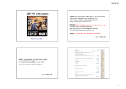 Romeo and Juliet lecture 2 slides 2016-17 File