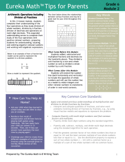Eureka Math Grade 6 Module 2