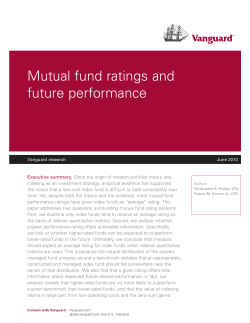 Mutual fund ratings and future performance