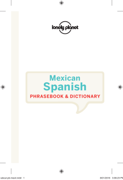Mexican Spanish Phrasebook 4 Preview