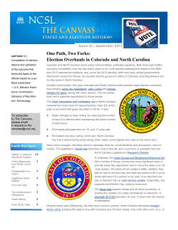 September 2013 - National Conference of State Legislatures