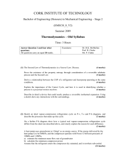 Old Syllabus - Cork Institute of Technology