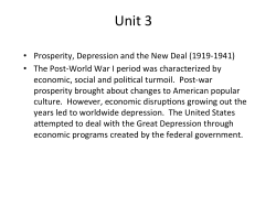 Unit 3 Chapter 4 The Great Depression and the New Deal.ppt