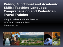 Pairing Functional and Academic Skills: Teaching Language