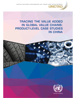 Tracing the Value-added in Global Value Chains