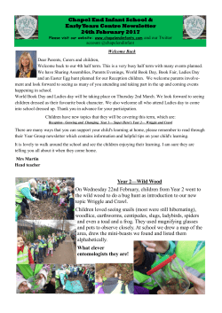 24 February 2017 - Chapel End Infants School