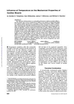 Influence of Temperature on the Mechanical Properties