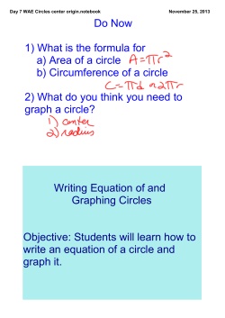 Day 7 WAE Circles center origin.notebook