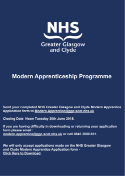 Modern Apprenticeship Programme