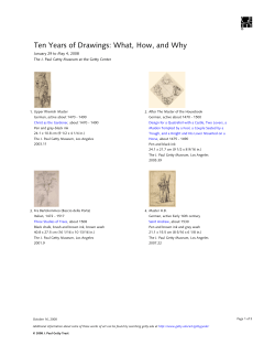 Ten Years of Drawings: What, How, and Why - Getty