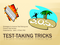 Test-Taking Tricks PowerPoint