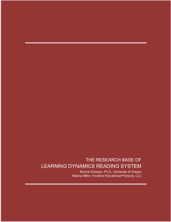 learning dynamics reading system