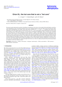 Orion KL: the hot core that is not a &ldquo;hot core&rdquo;