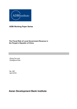 The Fiscal Risk of Local Government Revenue in the People`s