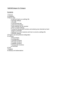SetEditOctagon for Octagon Contents