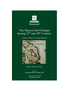 The Nguyen and Champa during 17 and 18 Century