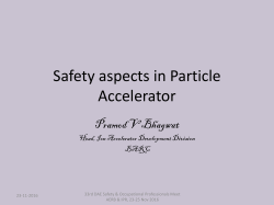 Safety aspects in Particle Accelerator