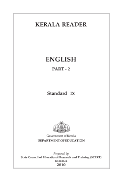 English Text Book (PartII) - SCERT Kerala