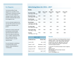 media kit here - Northarvest Bean Growers Association