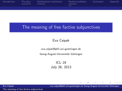 The meaning of free factive subjunctives