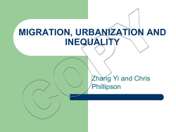 Chris Phillipson, Migration, Urbanization and Inequality
