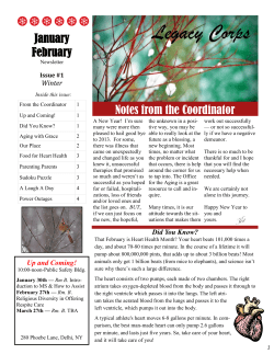 January-February 2014 Newsletter
