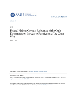 Federal Habeas Corpus: Relevance of the Guilt