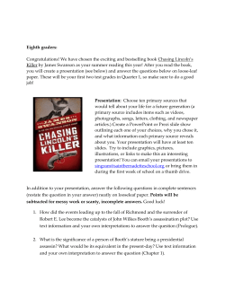 Eighth graders: Congratulations! We have