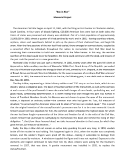 History of the Boy in Blue Monument