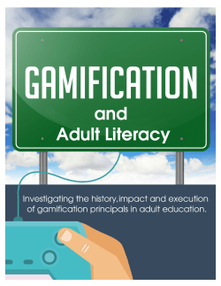 Gamification and adult literacy