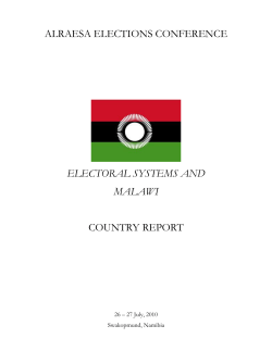 electoral systems and malawi