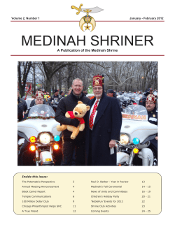 December - Medinah Shriners