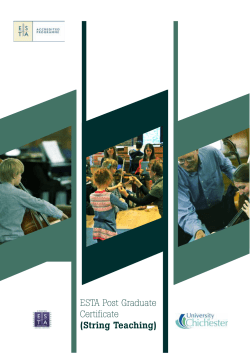prospectus - European String Teachers Association