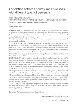 Correlation between neurosis and psychosis with different