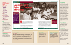 Louisiana`s Civil Rights Era: Challenge and Change Louisiana`s