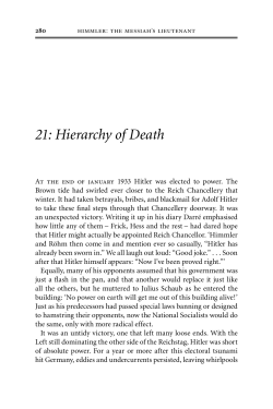 21: Hierarchy of Death