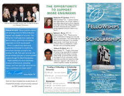 fellowships scholarships