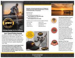 Lew`s Speed Fishing Awards