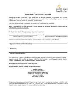 Member Written Consent Form