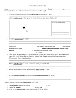 Introduction to Weather Map