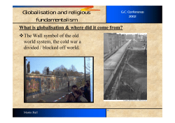 Globalisation and religious fundamentalism