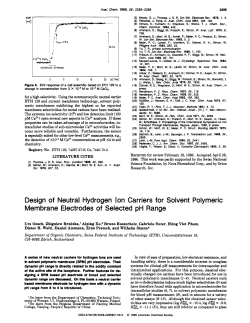 Design of Neutral Hydrogen Ion Carriers for