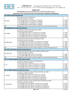 PRICE LIST