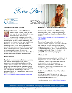 Medical Director in the Spotlight Dr. Carmen Rexrode is a native of