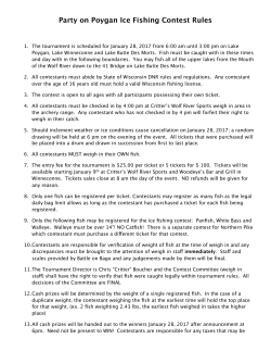 to the rules, sign up forms and information