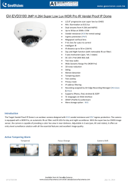 GV-EVD3100 3MP H.264 Super Low Lux WDR Pro IR Vandal Proof