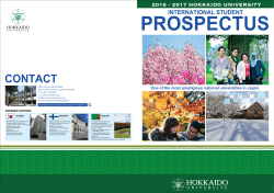 CONTACT - Hokkaido University